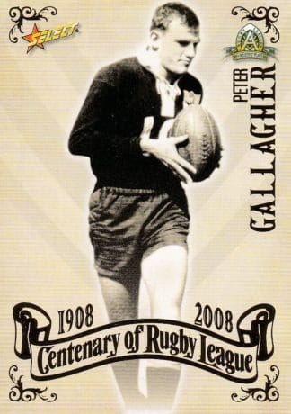 2008 NRL Centenary Common Card - Base 060 Peter Gallagher