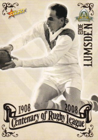 2008 NRL Centenary Common Card - Base 062 Eddie Lumsden