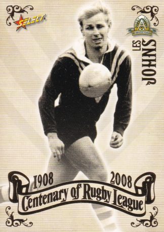 2008 NRL Centenary Common Card - Base 067 Les Johns