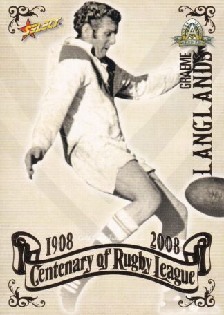 2008 NRL Centenary Common Card - Base 071 Graeme Langlands