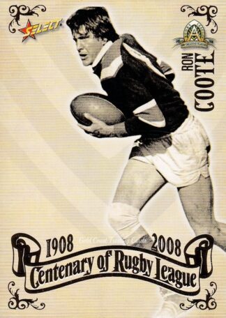 2008 NRL Centenary Common Card - Base 076 Ron Coote