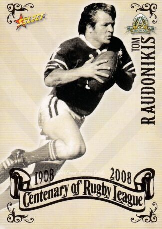 2008 NRL Centenary Common Card - Base 078 Tommy Raudonikis