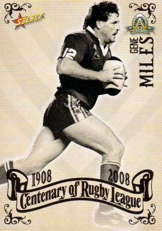2008 NRL Centenary Common Card - Base 090 Gene Miles