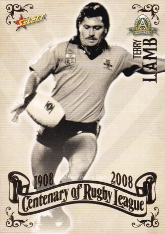 2008 NRL Centenary Common Card - Base 093 Terry Lamb