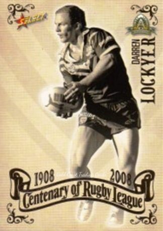 2008 NRL Centenary Common Card - Base 103 Darren Lockyer