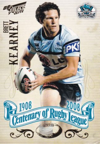 2008 NRL Centenary Common Card - Base 137 Brett Kearney Cronulla Sharks