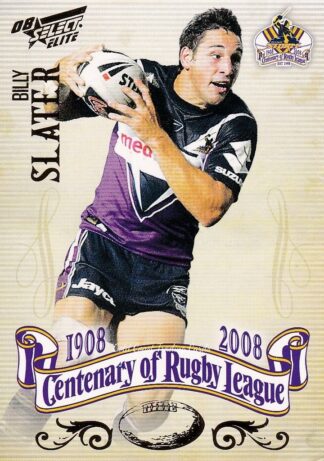 2008 NRL Centenary Common Card - Base 153 Billy Slater Melbourne Storm