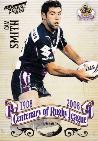 2008 NRL Centenary Common Card - Base 154 Cameron Smith Melbourne Storm