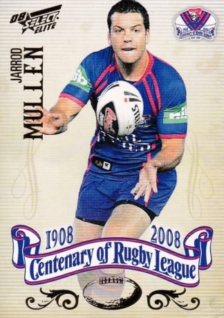 2008 NRL Centenary Common Card - Base 157 Jarrod Mullen Newcastle Knights