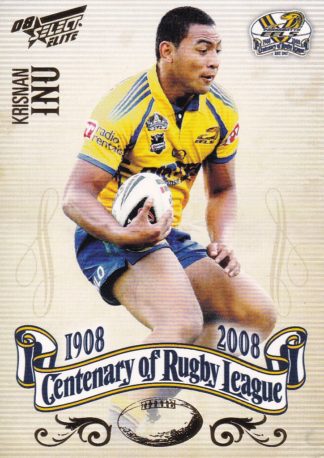 2008 NRL Centenary Common Card - Base 168 Krisnan Inu Parramatta Eels