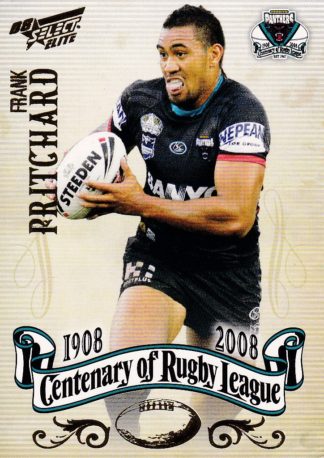 2008 NRL Centenary Common Card - Base 171 Frank Pritchard Penrith Panthers