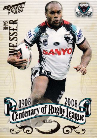 2008 NRL Centenary Common Card - Base 174 Rhys Wesser Penrith Panthers