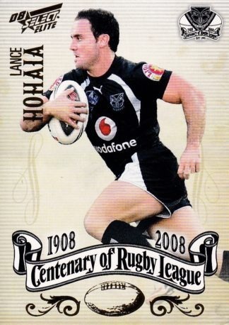 2008 NRL Centenary Common Card - Base 190 Lance Hohaia Warriors