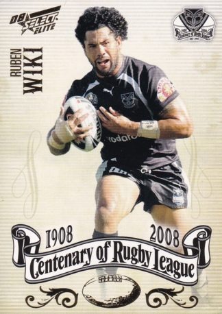 2008 NRL Centenary Common Card - Base 194 Ruben Wiki Warriors