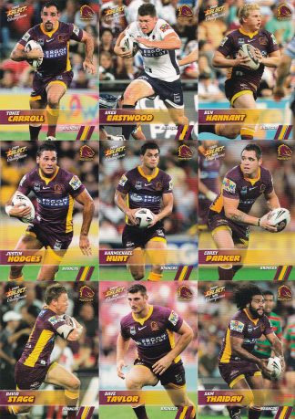 2008 NRL Champions Base Team Set - Brisbane Broncos