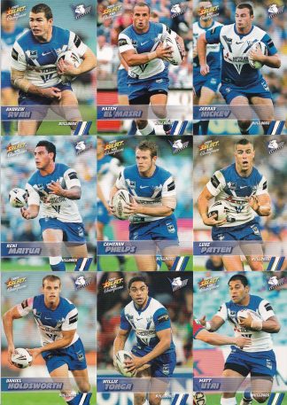 2008 NRL Champions Base Team Set - Canterbury Bulldogs