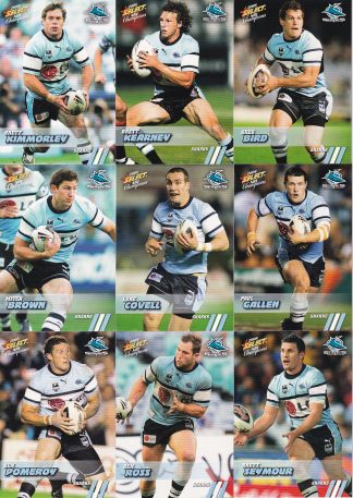 2008 NRL Champions Base Team Set - Cronulla Sharks