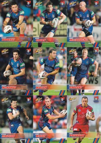 2008 NRL Champions Base Team Set - Newcastle Knights