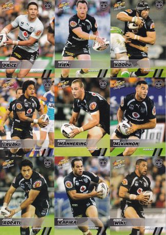 2008 NRL Champions Base Team Set - Warriors