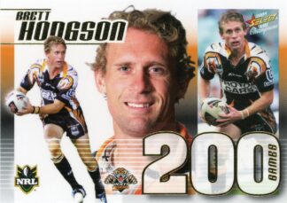 2008 NRL Champions Case Card - CC12 Brett Hodgson Wests Tigers