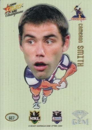 2008 NRL Champions Mascot Gem - GC07 Cameron Smith Melbourne Storm
