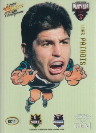 2008 NRL Champions Mascot Gem - GC11 Luke Priddis Penrith Panthers