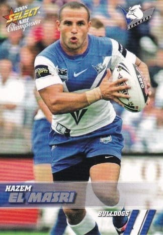 2008 NRL Champions Common Card - Base 017 Hazem El Masri Canterbury Bulldogs