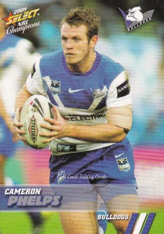 2008 NRL Champions Common Card - Base 020 Cameron Phelps Canterbury Bulldogs