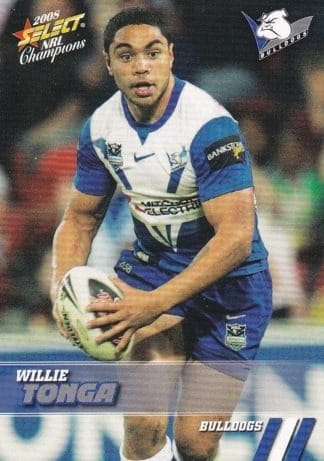 2008 NRL Champions Common Card - Base 023 Willie Tonga Canterbury Bulldogs