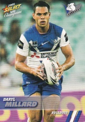 2008 NRL Champions Common Card - Base 027 Daryl Millard Canterbury Bulldogs