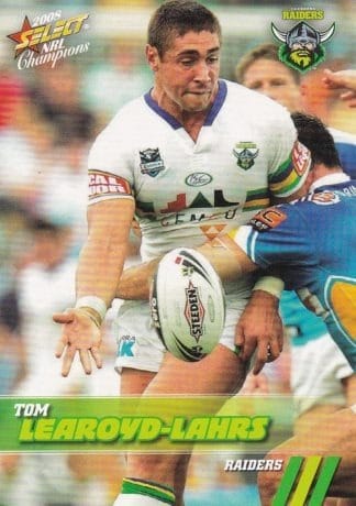 2008 NRL Champions Common Card - Base 035 Tom Learoyd-Lahrs Canberra Raiders