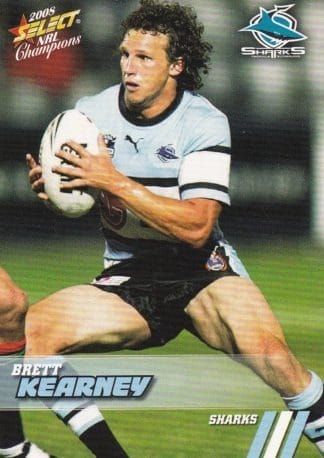 2008 NRL Champions Common Card - Base 041 Brett Kearney Cronulla Sharks