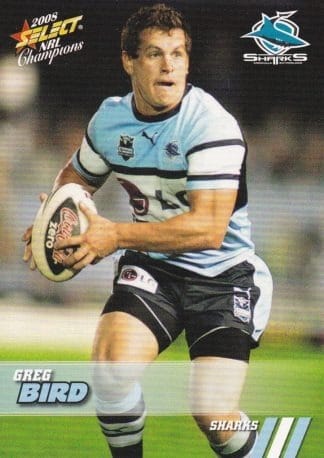 2008 NRL Champions Common Card - Base 042 Greg Bird Cronulla Sharks