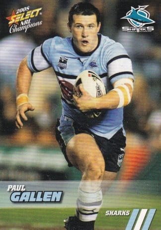 2008 NRL Champions Common Card - Base 045 Paul Gallen Cronulla Sharks