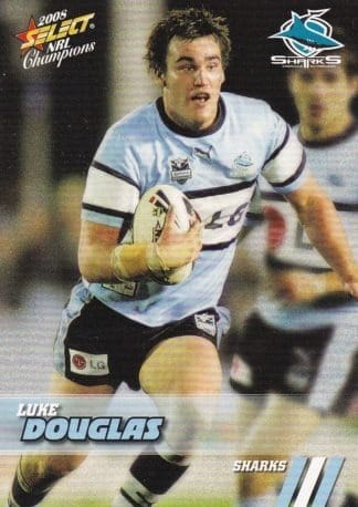 2008 NRL Champions Common Card - Base 050 Luke Douglas Cronulla Sharks