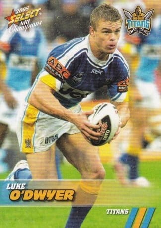 2008 NRL Champions Common Card - Base 057 Luke O'Dwyer Gold Coast Titans