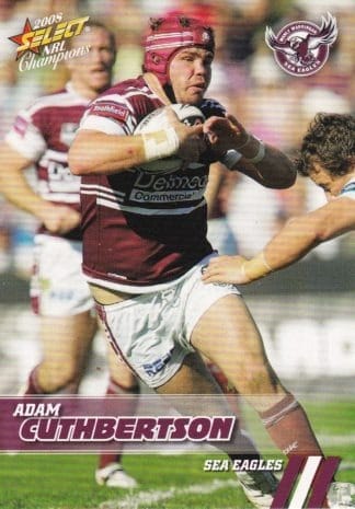 2008 NRL Champions Common Card - Base 075 Adam Cuthbertson Manly Sea Eagles