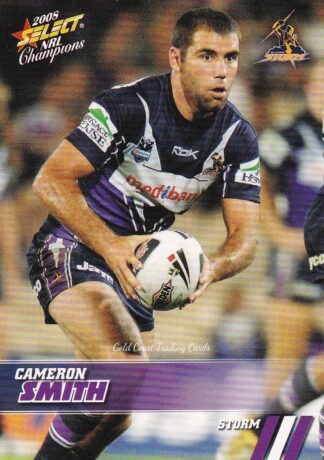 2008 NRL Champions Common Card - Base 076 Cameron Smith Melbourne Storm