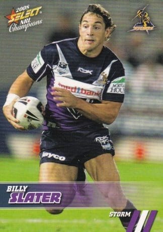 2008 NRL Champions Common Card - Base 084 Billy Slater Melbourne Storm