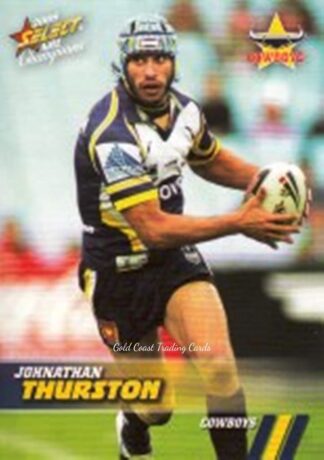 2008 NRL Champions Common Card - Base 100 Johnathan Thurston North Qld Cowboys