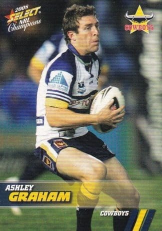 2008 NRL Champions Common Card - Base 104 Ashley Graham North Qld Cowboys