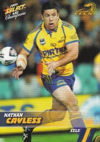 2008 NRL Champions Common Card - Base 112 Nathan Cayless Parramatta Eels