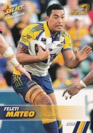 2008 NRL Champions Common Card - Base 118 Feleti Mateo Parramatta Eels