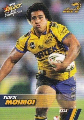 2008 NRL Champions Common Card - Base 119 Fuifui Moimoi Parramatta Eels