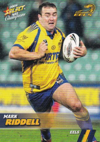 2008 NRL Champions Common Card - Base 120 Mark Riddell Parramatta Eels