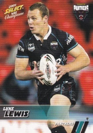2008 NRL Champions Common Card - Base 127 Luke Lewis Penrith Panthers