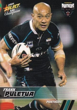 2008 NRL Champions Common Card - Base 130 Frank Puletua Penrith Panthers