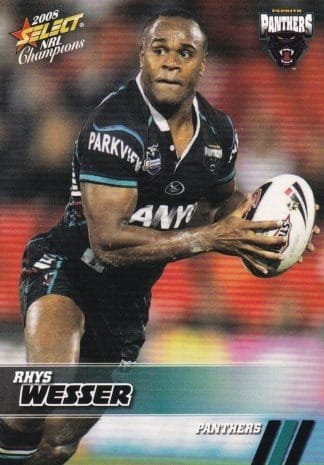 2008 NRL Champions Common Card - Base 132 Rhys Wesser Penrith Panthers