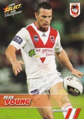 2008 NRL Champions Common Card - Base 143 Dean Young St George Dragons