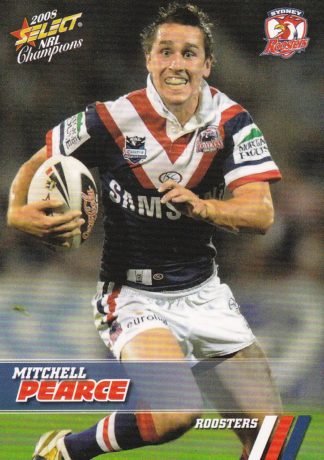 2008 NRL Champions Common Card - Base 165 Mitchell Pearce Sydney Roosters